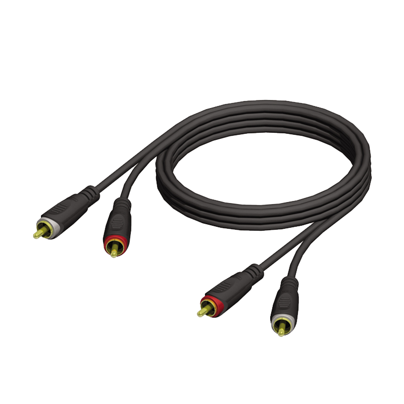 Snoer Stereo Tulp Male => Stereo Tulp Male