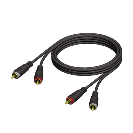 Snoer Stereo Tulp Male => Stereo Tulp Male