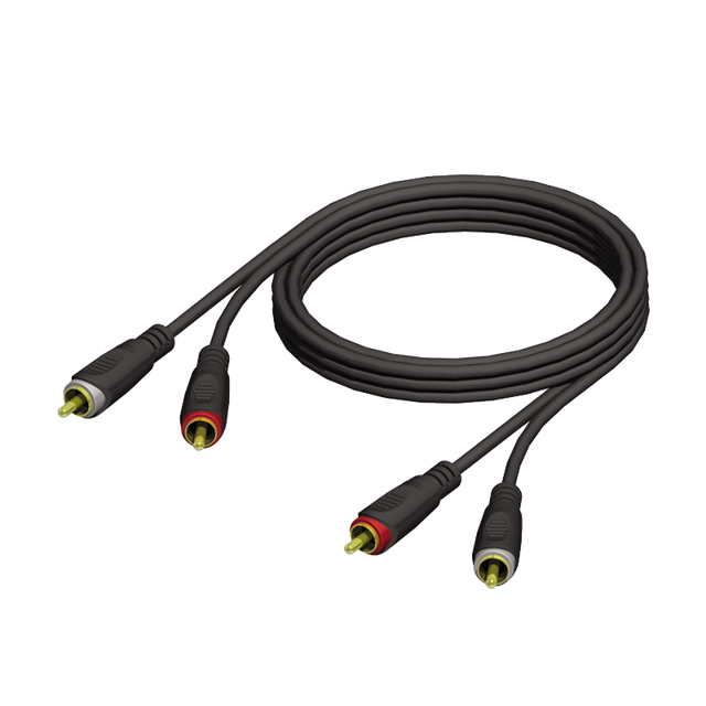 Snoer Stereo Tulp Male => Stereo Tulp Male