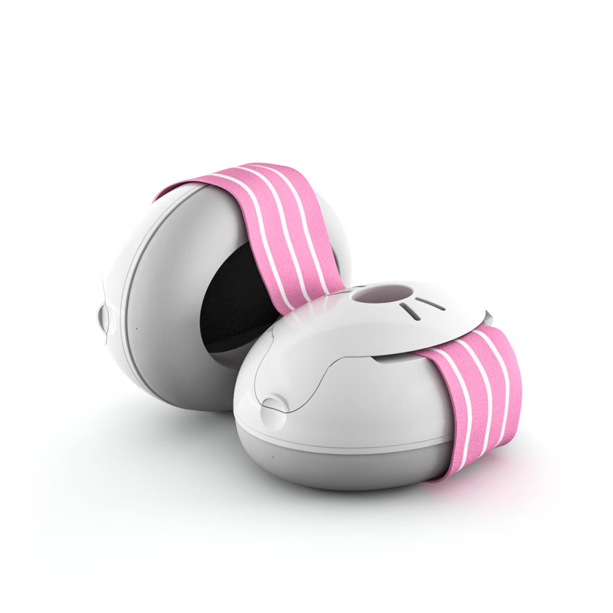 Oorkappen baby Muffy roze Alpine