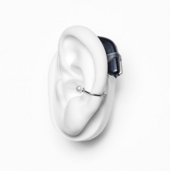 DEAFMETAL Pearly & Diamond (Silver) Inclusief holster