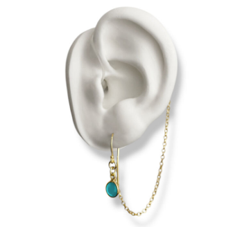 DEAFMETAL Eye Color Ocean (Gold) Inclusief holster