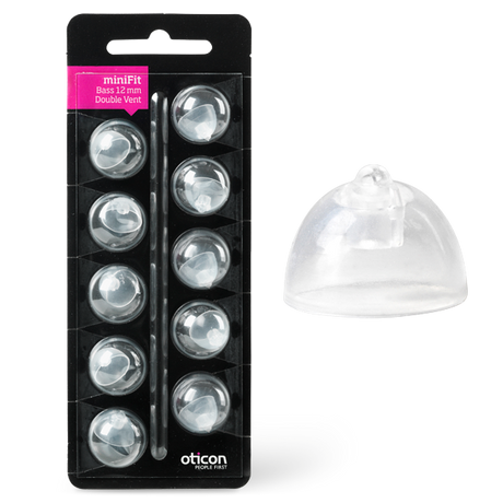 Oticon MiniFit Bass double vent ear-tip 12 mm 10 stuks