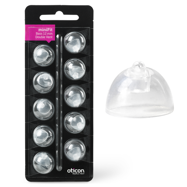 Oticon MiniFit Bass double vent ear-tip 12 mm 10 stuks
