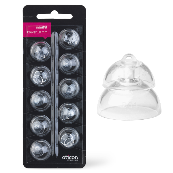 Oticon MiniFit power ear-tip 10 mm 10 stuks