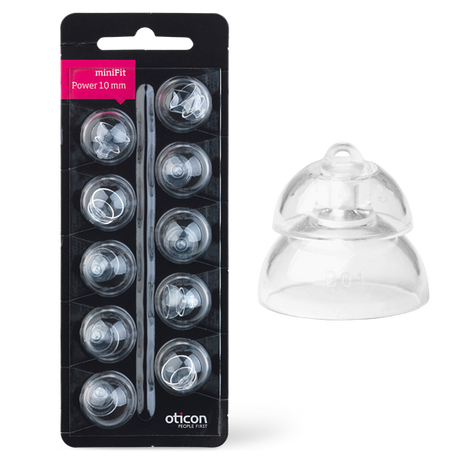 Oticon MiniFit power ear-tip 10 mm 10 stuks