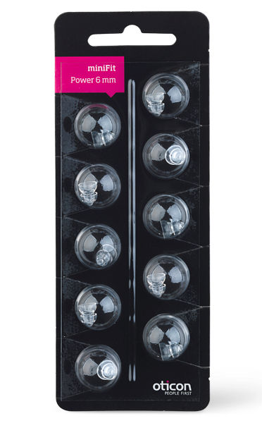 Oticon MiniFit power ear-tip 6 mm 10 stuks
