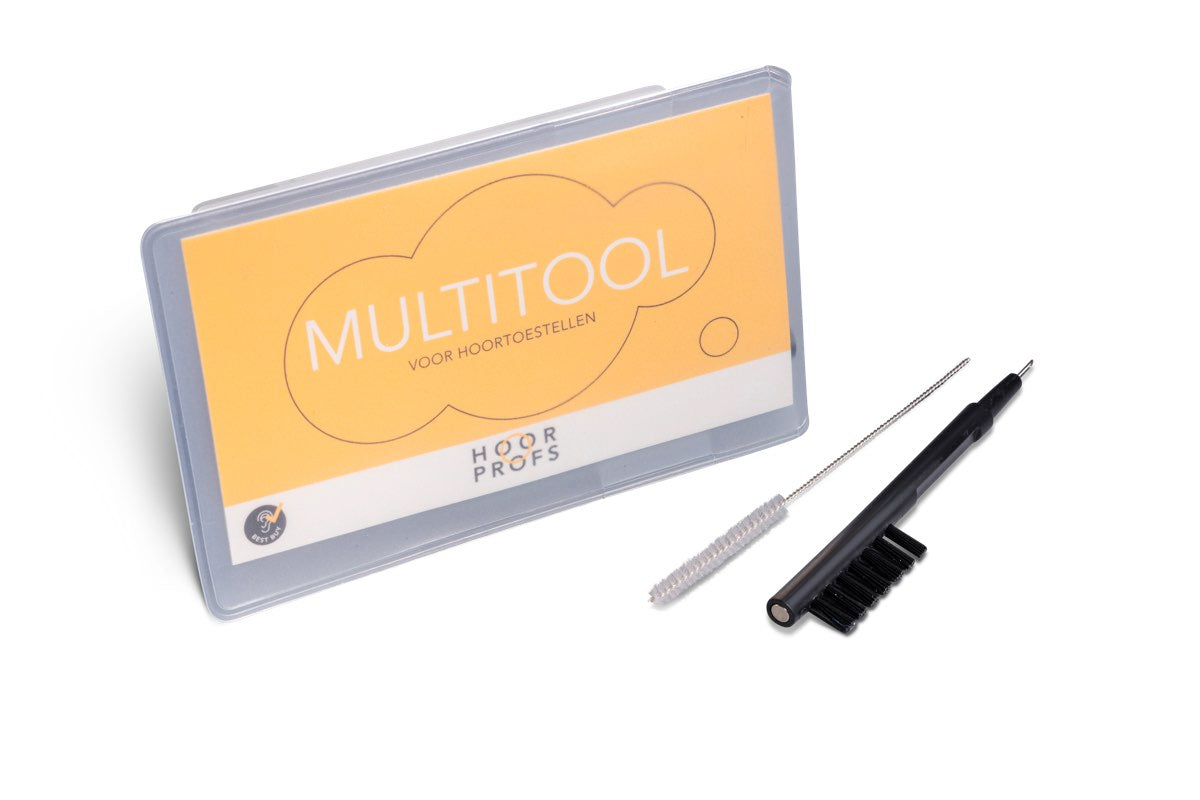 HoorProfs multitool en spiraalborstel voor hoortoestellen