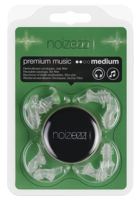 NOIZEZZ Premium Music Medium Green oordopjes