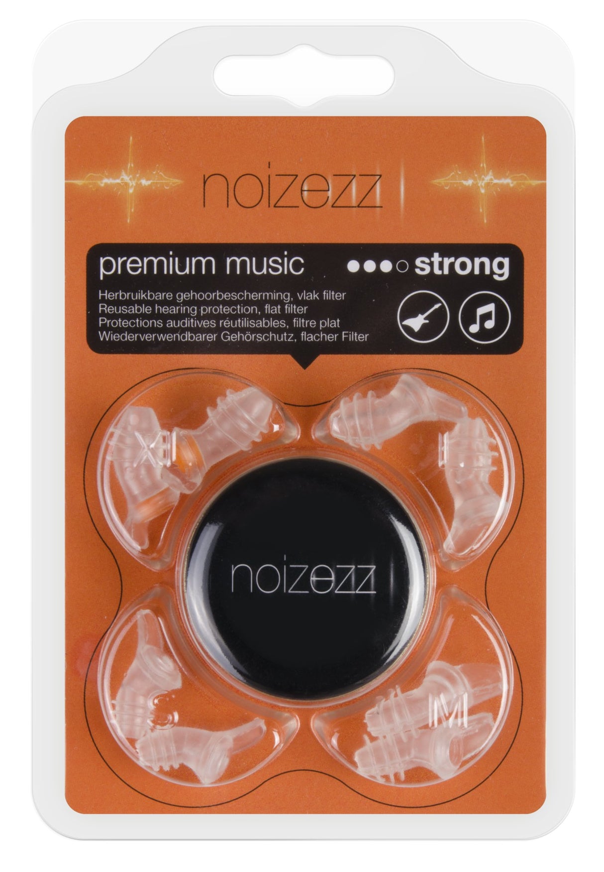 NOIZEZZ Premium Music Strong Orange oordopjes