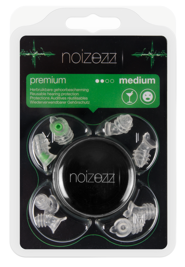NOIZEZZ Premium Green Medium oordopjes