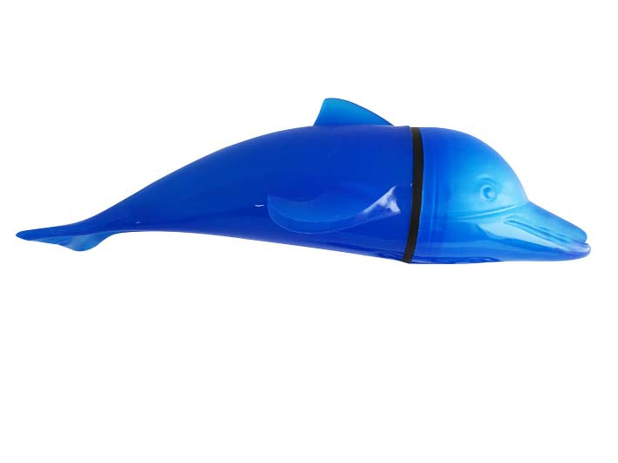 Opbergdoosje zwemdopjes blauw dolfijn