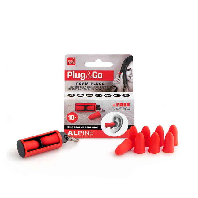 Plug&Go Foam earplugs 5 paar Alpine