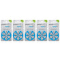 Power One P675 Implant Plus hoortoestel batterijen (blauw) 5 pakjes