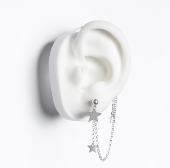 DEAFMETAL Riley's Star (Silver) Inclusief holster