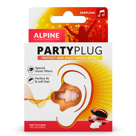 PartyPlug transparant muziek oordoppen Alpine