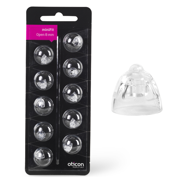 Oticon MiniFit open ear-tip 8 mm 10 stuks