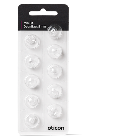 Oticon MiniFit open bass ear-tip 5 mm 10 stuks