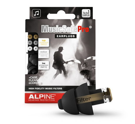 MusicSafe Pro oordoppen muziek Alpine (incl. 3 setjes filters)