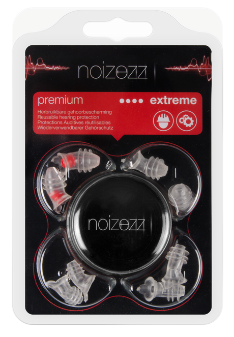 NOIZEZZ Premium Red Extreme oordopjes