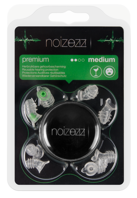 NOIZEZZ Premium Green Medium oordopjes