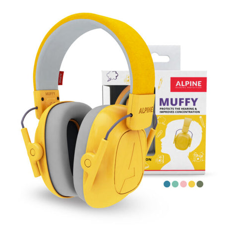 Oorkappen Muffy geel kinderen Alpine