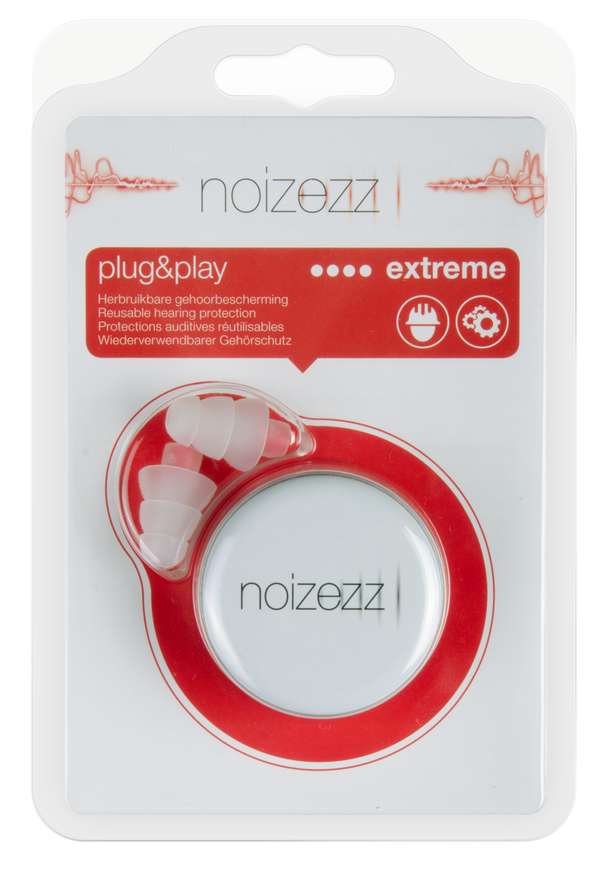 NOIZEZZ Plug&Play Extreme oordopjes