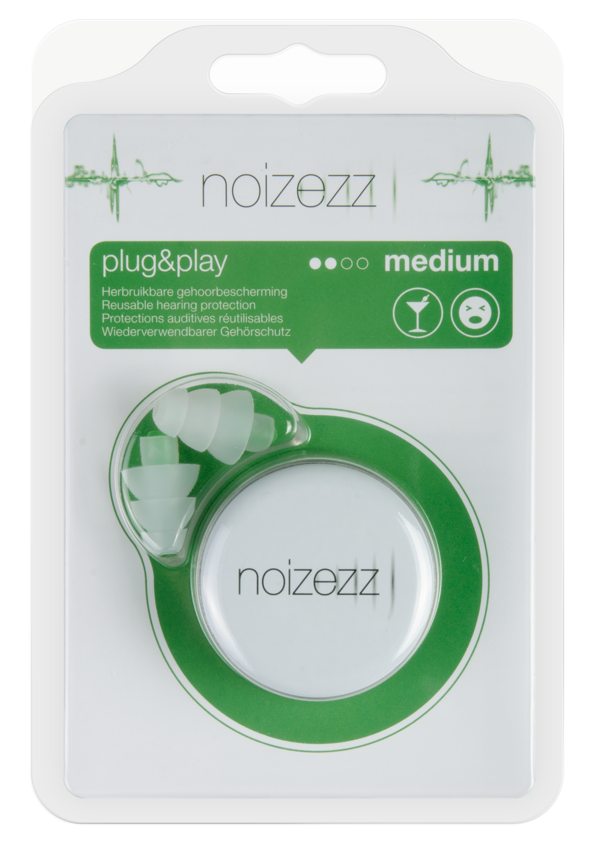 NOIZEZZ Plug&Play Medium oordopjes