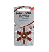 Rayovac Extra Advanced 312 hoortoestel batterijen (Bruin) 5 pakjes