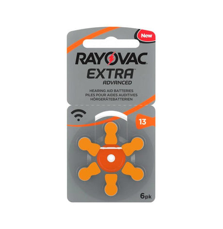 Rayovac Extra Advanced 13 hoortoestel batterijen (Oranje) 5 pakjes