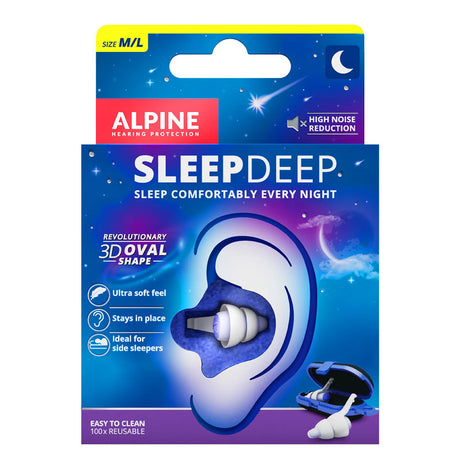 SleepDeep sleep earplugs Alpine