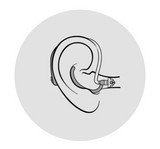 Retentiehaakje (eargrip) voor 60-speaker Oticon (2 stuks)